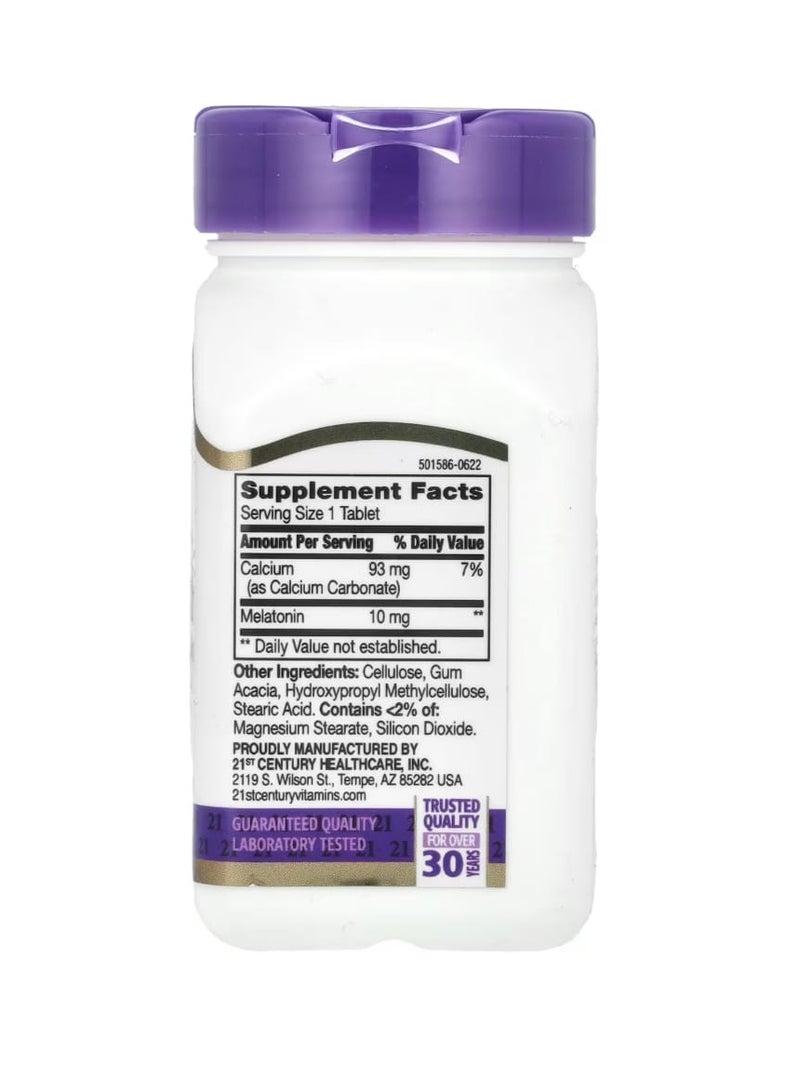 21st Century Melatonin Prolonged Release 10 mg 120 Tablets - Image 2